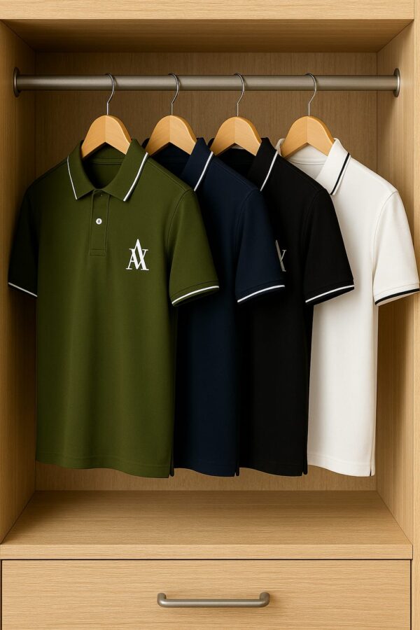 Unisex Tipping Polo - Image 4
